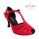 Zapatos de baile rojos brillantes
